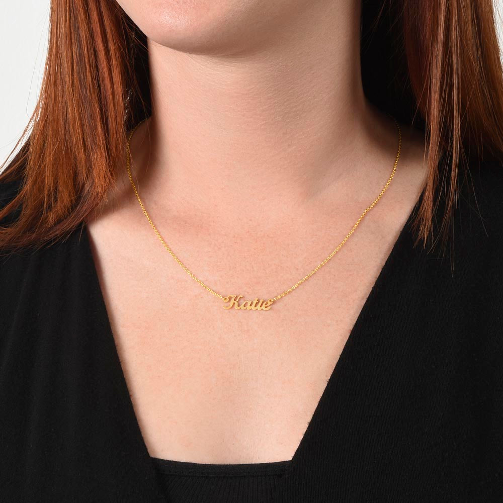 Custom Cursive Necklace